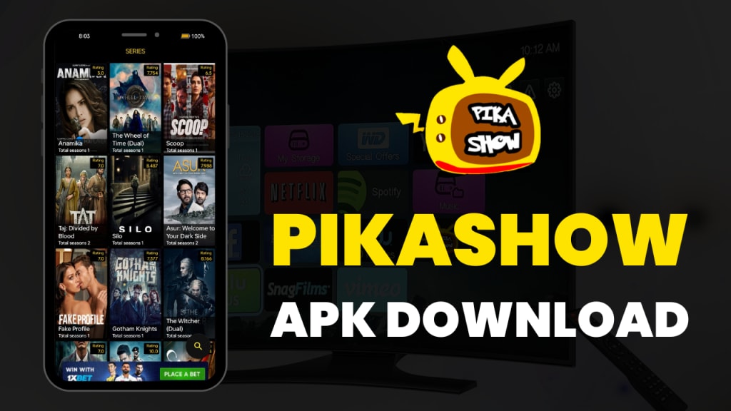 PikaShow App Watch Movies, Live TV Sports Free